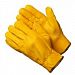 Перчатки цельнокожанные  GWARD Force GOLD Zima (желтые) утеплитель мутон р-р11(1/20)