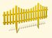 Забор декоративный желтый дл.-3,7м (6)  (Лысьва)