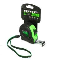 Рулетка "Effecta BASIC (3s)"  3м х 19мм обрез.корпус (3 фиксатора) магнит (12/120)