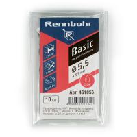 Сверло по металлу ЦХ  5,5х93мм HSS-R "Rennbohr Basic Prom" (10шт/уп)