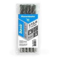 Сверло по металлу ЦХ  10,0х133мм HSS-R "Rennbohr Basic Prom" (5шт/уп)