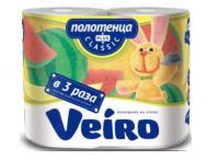 Полотенца Veiro 2слоя Classic 2шт 50л (12/480)