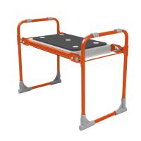 Скамейка садовая с мягким сиденьем СКМ2/О (оранжевая) (Ижевск)