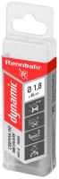 Сверло по металлу  1,8х46мм сталь Р6М5 "Rennbohr DYNAMIC" (20шт) коробка