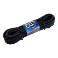 Шнур плетеный резиновый с сердечником, 24-прядный  8мм х 10м черный "МДС"