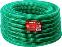 Шланг напорно-всасывающий со спиралью 1 1/2" (32мм) х 30м ПВХ, морозостойкий, 3 атм "ЗУБР Мастер"