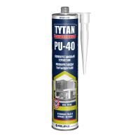 Герметик полиуретановый "TYTAN Professional PU-40" СЕРЫЙ (RAL 7045) 310мл (12)