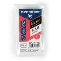 Сверло по металлу ЦХ  2,0х49мм HSS-R "Rennbohr Basic Prom" (10шт/уп)