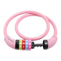 ВС Аллюр ВС-Т10К (650мм) замок навесной с тросом кодовый ТЕХНО ПИНК (10,50)