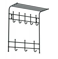 Вешалка настенная ВПТ8 (черный) 590х270х710 (5)