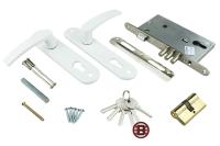 ЗВ Рязань ЗВ4-3 замок врезной с ручками (белый) (1/12)