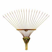 Грабли веерные 18-зубые (470мм) проволочные раздвижные удлиненные (без черенка) "MAWIPRO"(50)