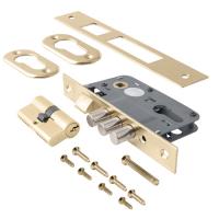 ЗВ Апекс 1000/60-G замок врезной без ручек (золото) (7/28)