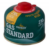 Баллон газовый "GAS STANDART"для портативных приборов-резьбовой "Tourist" 230гр Корея /28