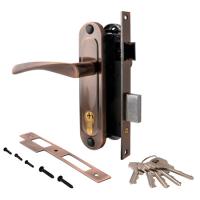 ЗВ Апекс 1223/60-AC замок врезной с ручками (медь) (1/20)