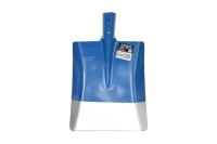 Лопата совковая РЕЛЬСОВАЯ СТАЛЬ без черенка, углубленная "S-21" (d-38мм) 800г (12)