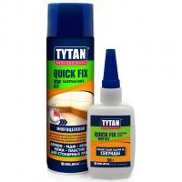 Клей секундный «TYTAN Professional Quick Fix» для МДФ ПРОЗРАЧНЫЙ 200мл/50г
