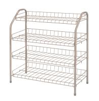 Этажерка для обуви ЭТ1/БЖ БЕЖЕВЫЙ МЕТАЛИК (660*280*700) (1)