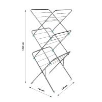 Сушилка напольная вертикальная "НИКА" 15м.складная СЕРАЯ (53*49,5*1,3) СБВ2 г. Ижевск /5 Сушилка напольная вертикальная "НИКА" 15м.складная СЕРАЯ (53*49,5*1,3) СБВ2 г. Ижевск /5