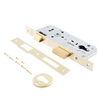 ЗВ КАЛЕ 152/R (40мм) w/b замок врезной без ЦМ (золото)