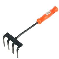 Грабли   МИНИ 4-зубые прямые с пластмассовой ручкой "Дачник" (Арти) (60)