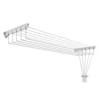 Сушилка настенно-потолочная 8м длина прутка 1,6м (белая)