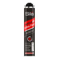 Пена монтажная ПРОФИ всесезонная «SILA PRO TopGun 65 Extra Fast» БЫСТРОСОХНУЩАЯ 850мл (12)