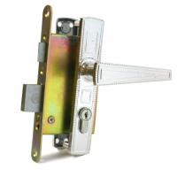 Димитровград ЗВ-4-3.01 "Зенит" хром ручка-замок врезн.(15)