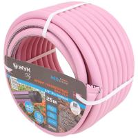 Шланг поливочный  3/4" (19мм) х 25м (3х-слойный) армированный, НЕОРЕЗИНА, розовый "ЖУК FLY"