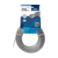 Леска для триммера 2,4мм х 15м квадрат витой (с сердечником) "VertexTools" (12/144)