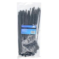 Хомуты нейлоновые 4,0 х 300мм черные VertexTools 100шт (10)