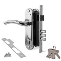 ЗВ Апекс 1527/60-NI/NIS замок врезной с ручками (никель) (1/20)