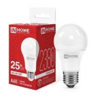Лампа диодная А60 25Вт Е27 4000К 2380Лм InHome (10)