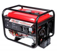 Генератор бензиновый BR3800-CU(Е)(2,9/3,2кВт,220В,50Гц),медная обмотка, электростартер+аккумулятор,