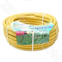 Шланг поливочный  3/4" (19мм) х 25м (5и-слойный) армированный, ПВХ, желтый "НОВЭМ ЛапотОк"