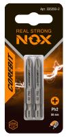 Биты PH 2х 50мм "Nox COREBIT" сталь S2, хвостовик Е6.3 (2шт) блистер