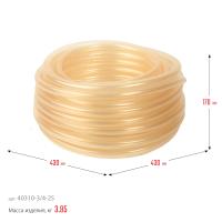 Шланг поливочный  ф20 ПВХ 25 м ЗУБР СТАНДАРТоднослойный,  прозр.