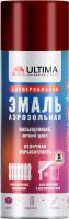 Аэрозоль Ultima эмаль КРАСНАЯ-ТЕМНО (RAL 3011) 520мл (12)