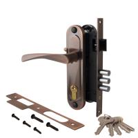 ЗВ Апекс 1523/60-AC замок врезной с ручками (медь) (1/20)