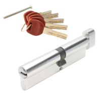 ЦМ АВЕРС JM-110(50С/60)-C-CR с вертушкой. Цилиндровый механизм (материал AL) (12/72)