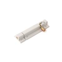 Шпингалет дверной Апекс DB-05-80-W (белый) (20/200)
