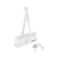 Доводчик "DORMA" TS 77 EN 3 до 80кг с рычагом белый (12)