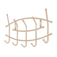 Вешалка настенная ВНП3 (бежевый металлик) 440х300х85 НИКА (5)