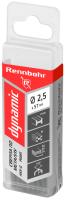 Сверло по металлу 2,5х57мм HSS-G P6M5 "Rennbohr Dynamic Prom" (20шт/уп)