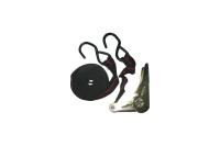 Стяжка-лента  3,75м х 25мм (270кг) крюки, храповик "SKRAB" (12)