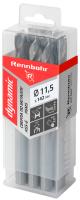 Сверло по металлу 11,5х142мм сталь Р6М5 "Rennbohr DYNAMIC" (10шт) коробка