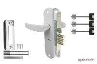 ЗВ Рязань ЗВ9-8/13 замок врезной с ручками 3 ключа (белый) (1/12)