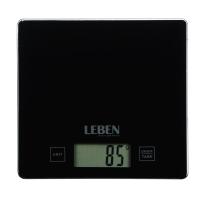 Весы кухонные электронные Leben, стекл.платформа, макс. нагрузка до 5кг