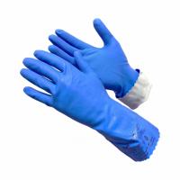 Перчатки латексно-нитриловые GWARD Silver 1 синие тип КЩС размер 7S (12/120)