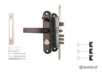 ЗВ Рязань ЗВ9-8.3/13 замок врезной с ручками (3 ключа) ПРАВЫЙ (медь) (1/12)